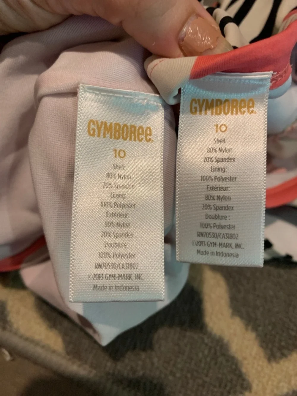 Gymboree girls swim